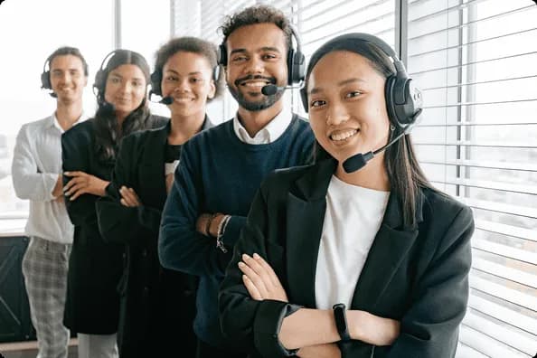 A diverse team of financial strategists